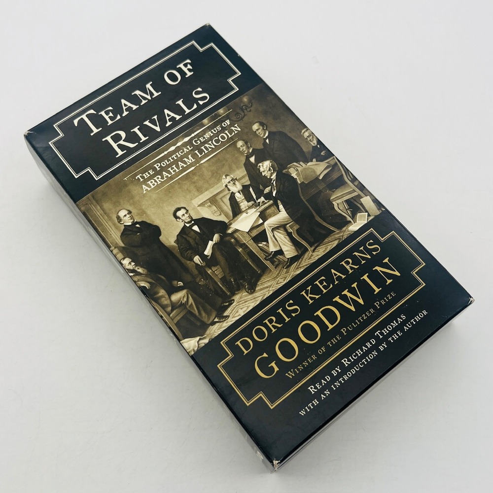 Team of Rivals Abraham Lincoln Doris Kearns Goodwin‎ 6 Cassettes Audiobook 2005